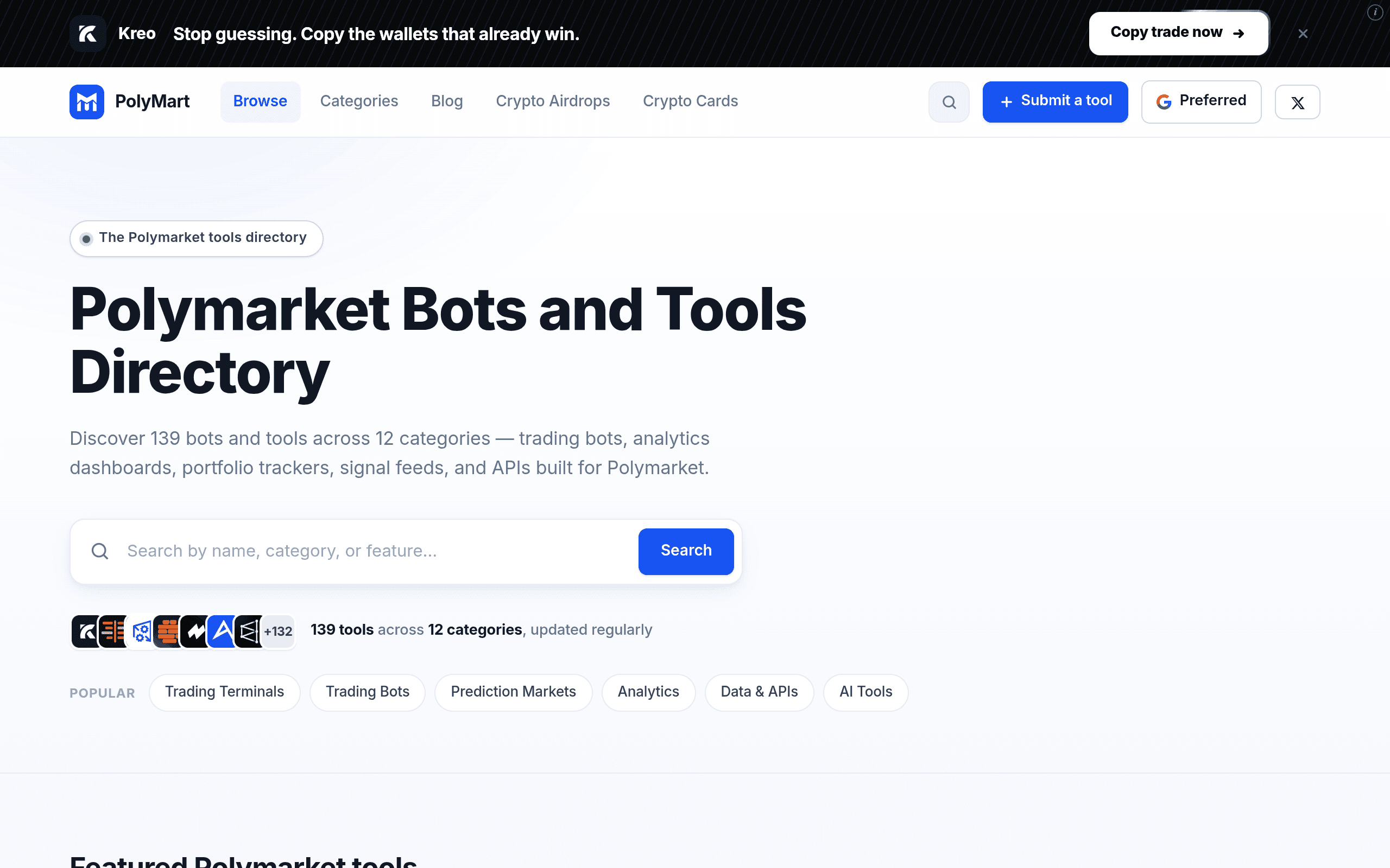 Screenshot of PolyMart
