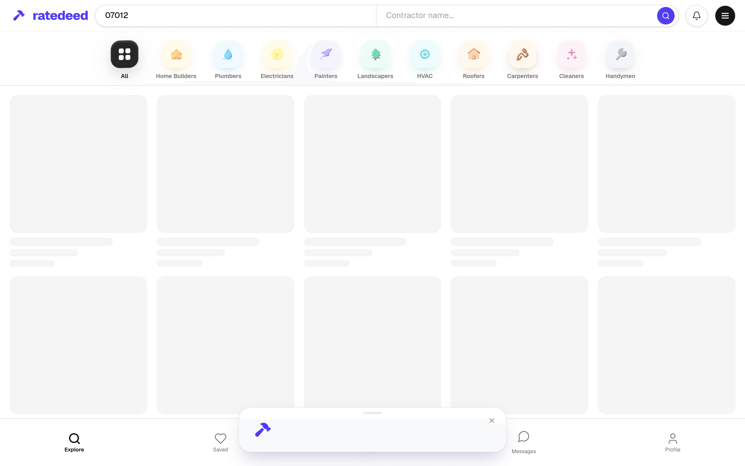Screenshot of Ratedeed