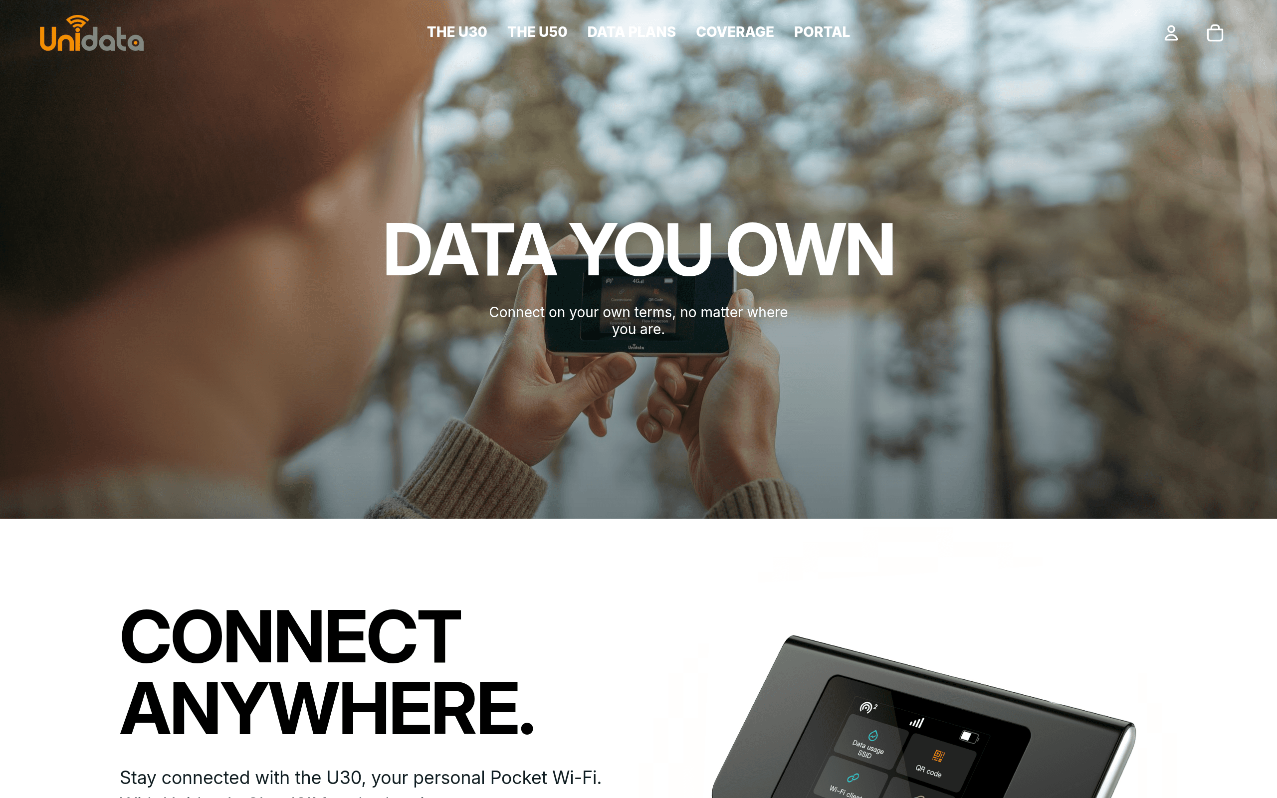 Screenshot of Unidata
