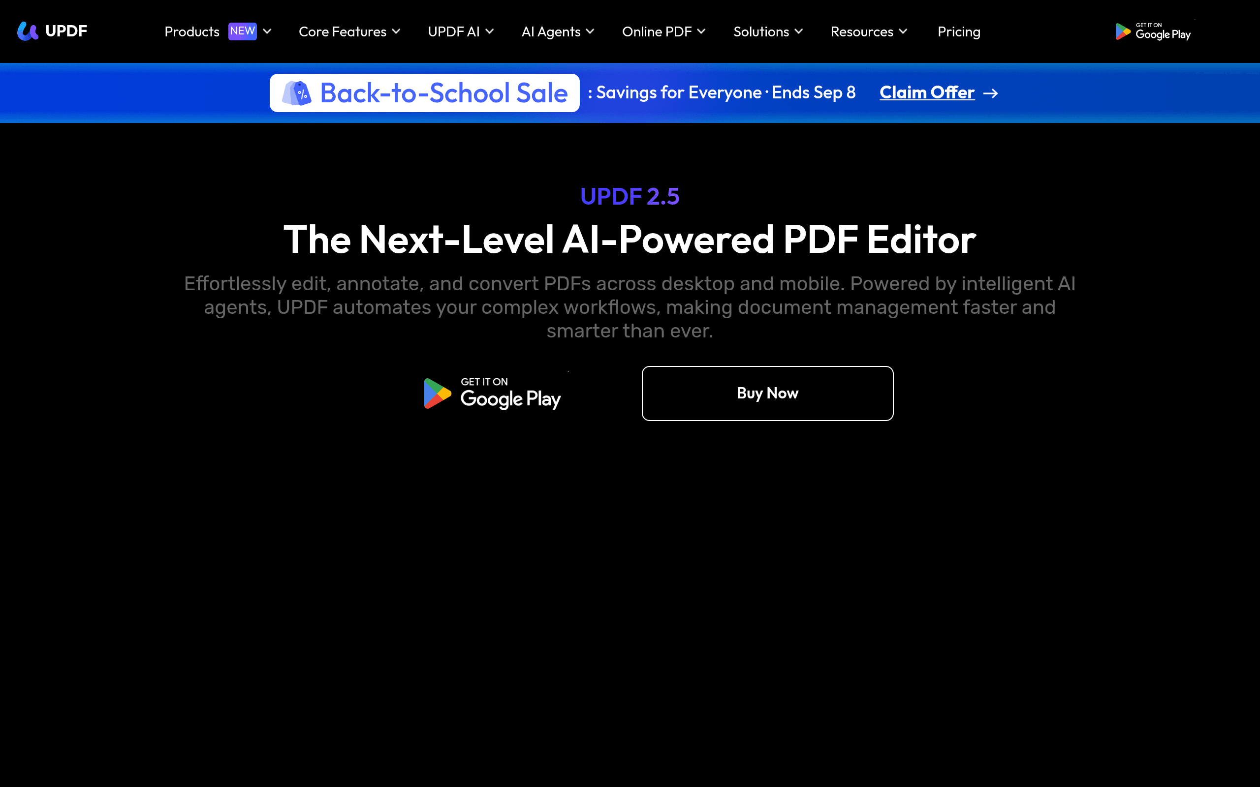 Screenshot of UPDF